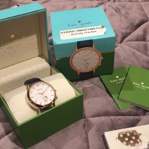 Kate spade leather band hybrid smart watch